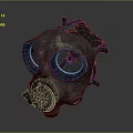 Gas Mask Science Fiction Gas Mask Gas Mask Respirator Breathing Mask Biochemical Mask Science Fiction Mask 3d model