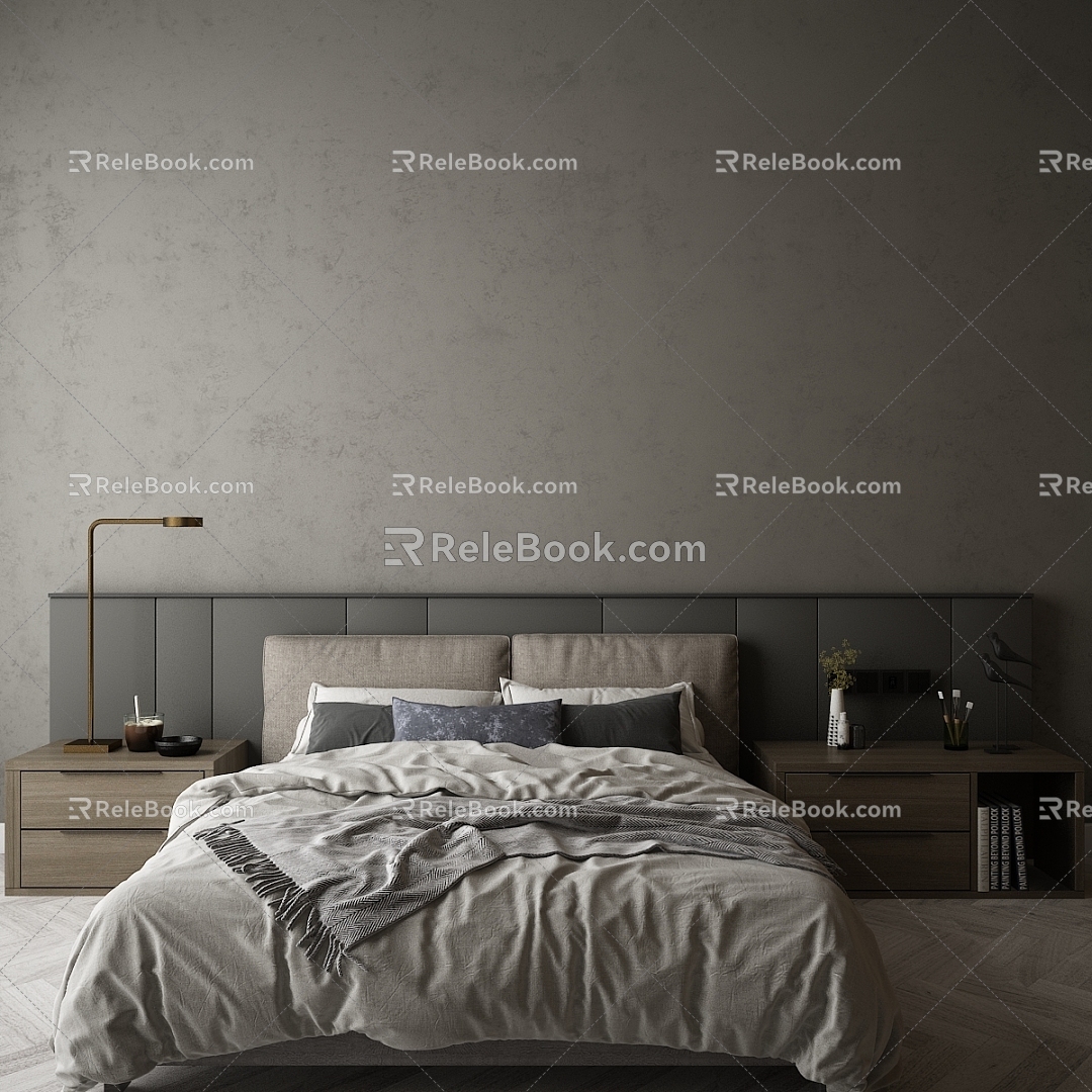 Modern Bed 3d model