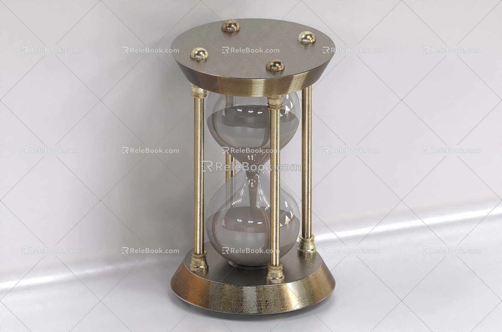 Hourglass timer ornaments time hourglass 3d model