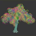 Lush Green Tree With Leafy Canopy And Brown Trunk In Isolated 3D Rendering