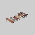 Natural Wood Dining Table Materials With Various Types And Unique Grain Patterns