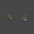 Two Olive Green Military Fighter Jets Displaying Aerodynamic Design And Cockpit Features