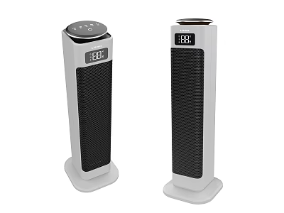 Home Appliance Tower Heaters With Digital Display And Modern Design 3d model