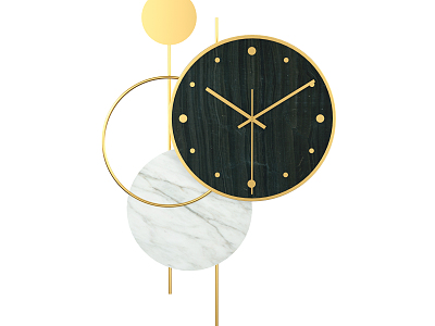 Modern clock wall clock model