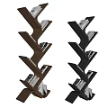 Hakkasan Bookshelf Book Storage Rack 3d model