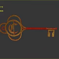 Key Door Key Gold Key Silver Key Ancient Key Cartoon Key Animation Key Realistic 3d model