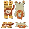 Children's carpet animal shape 3d model