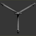 Modern Iron Hook Triangular Hook Fish Hook 3d model