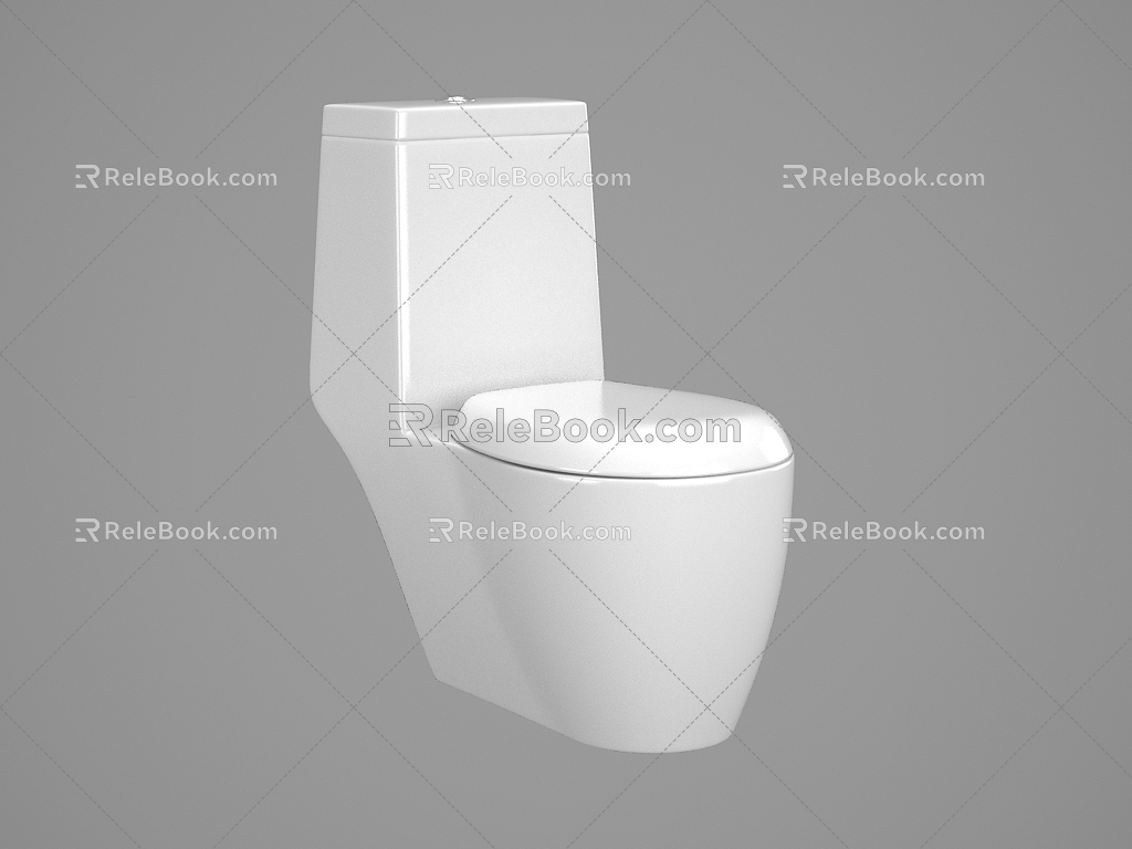 Modern toilet 3d model