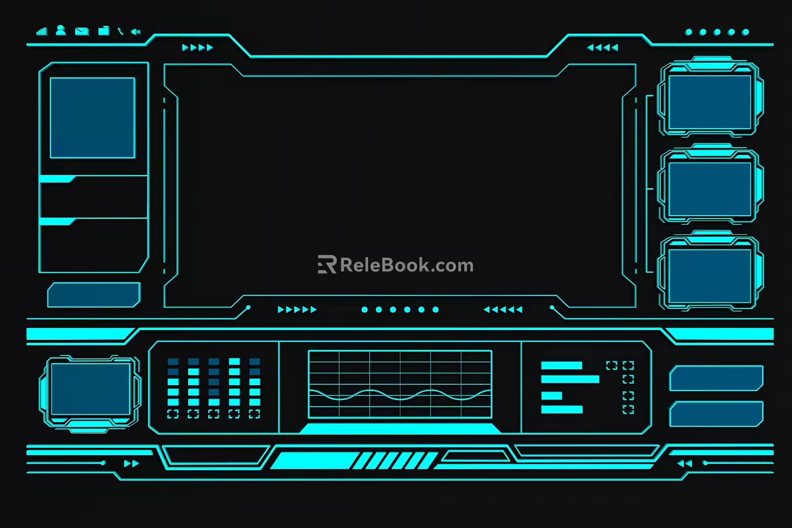 circuit technology element technology wireframe technology circuit 3d model