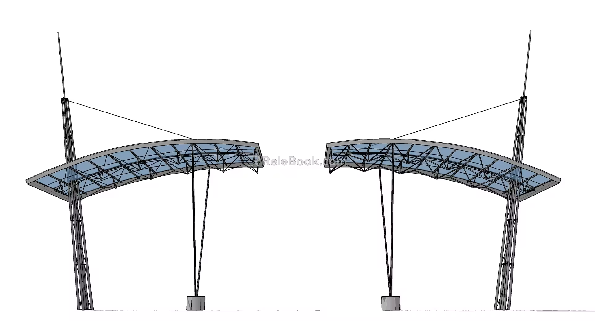 Modern Gate 3d model