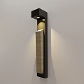 Modern Wall Washer Light With Black Housing And Warm Illumination On Wall