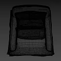 Cozy Beige Single Sofa With Linen Fabric And Comfortable Cushion For Living Room