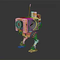 Robot Assistant Small Robot Butler 3d model