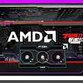 AMD RYZEN Premium Black Three Fan Neon Cooler Gaming Retail Store