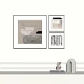 Simple Decorative Painting 3d model