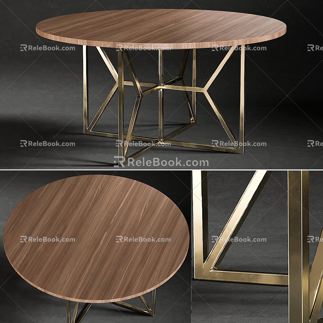 Table Hayes Acacia 3d model