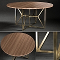 Table Hayes Acacia 3d model