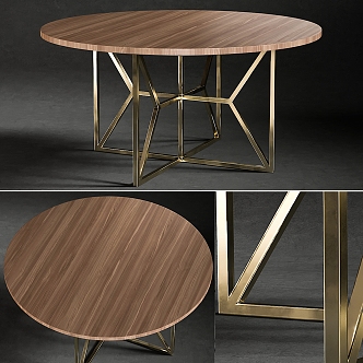 Table Hayes Acacia 3d model