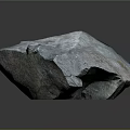 Natural Blue Gray Stone with Rough Texture and Yellow Speckles for Interior Decor Projects