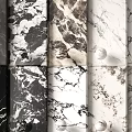 Natural Stone And Wood Texture Samples With Various Decorative Patterns For Interior Design 3d model