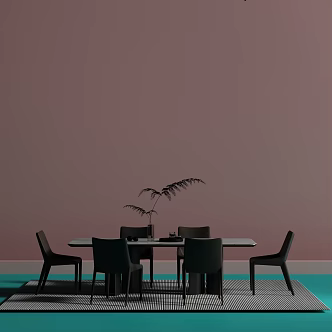 Tables and chairs 3d model