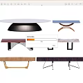 Stylish Diverse Dining Tables With Different Shapes Materials And Leg Designs