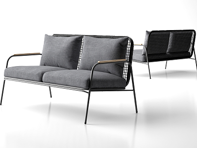 modern double sofa model