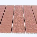 Garden Decor Red Brick Paving With Different Patterns For Landscaping Design 3d model