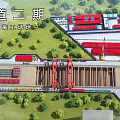 Road Facilities Construction Site With Phase Two Structural Works And Layout Design