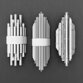 Modern Elegant Glass and Gold Wall Sconces with Decorative Lighting Design
