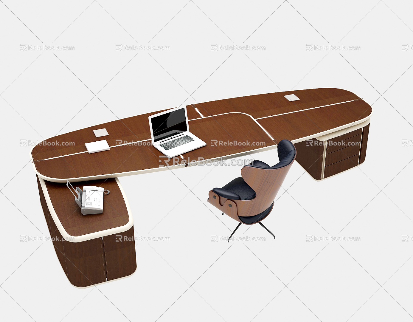 Modern Office Chair Specialty Desk model