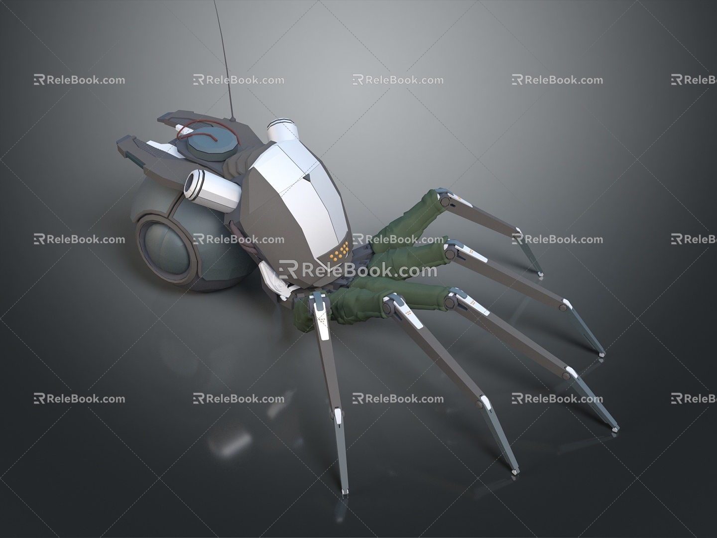 Mech tank mech insect mech spider crab machine crab mechanical crab mech crab 3d model