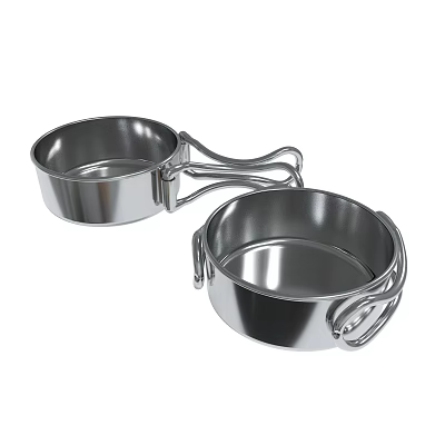 304 binaural rice wine bowl stainless steel ramen bowl stainless steel bowl light luxury tableware camping snacks cooking bowl soup bowl 3d model