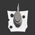 Carved Metal Sword Weapon With Sharp Blade Traditional Design And Wrapped Handle