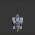 Mech Warrior Mech Soldier Machine Battlearm Mechanical Battlearm Machine Fighter Robot 3d model