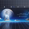 April Baijiu Brewed by Heaven and Earth Blue Ambient with Wooden Barrel and Stones