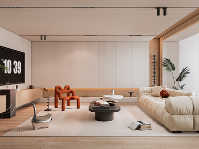 modern living room model