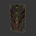 Modern Shield Sci-Fi Shield Sci-Fi Shield 3d model