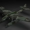 Vintage Passenger Aircraft With Camouflage Paint And Classic Design Features