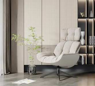 Modern office chair 3d model
