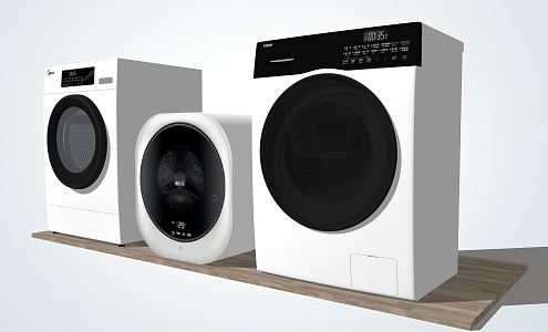 Modern washing machine 3d model