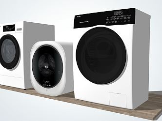 Modern washing machine 3d model