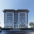 New Chinese-style Residential Building Multi-storey Residence 3d model