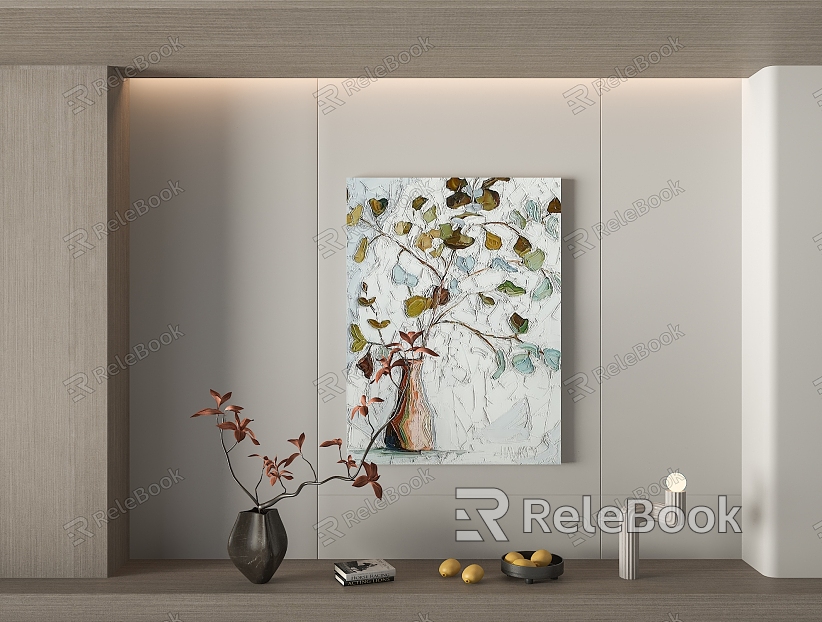 modern decorative painting model