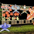 New Chinese Style Meichen Ancient Style Paper Kite Meichen Guochao Paper Kite Meichen Arrangement Folk Kite Display Rack Intangible Cultural Heritage Paper Kite Meichen Kite Paper Kite Decorative Display Rack 3d model
