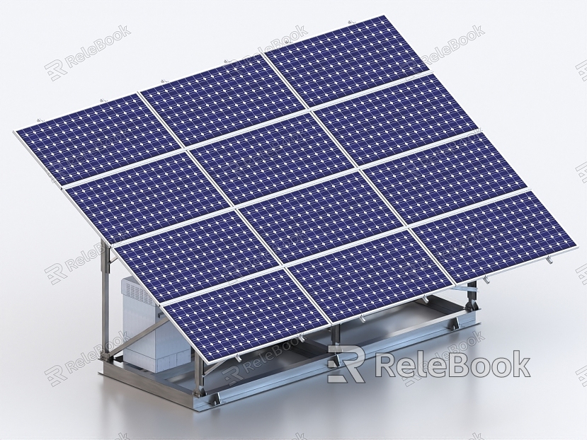 Solar panels, solar panels, new energy equipment, solar cells model