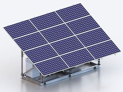 Solar panels, solar panels, new energy equipment, solar cells model