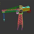 Industrial Tower Crane As Heavy Duty Construction Lifting Equipment With Metal Boom And Stable Base