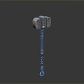 Hammer Warhammer Cartoon Hammer Magic Hammer Thor's Hammer Ancient Weapons Cold Weapons Medieval Items 3d model